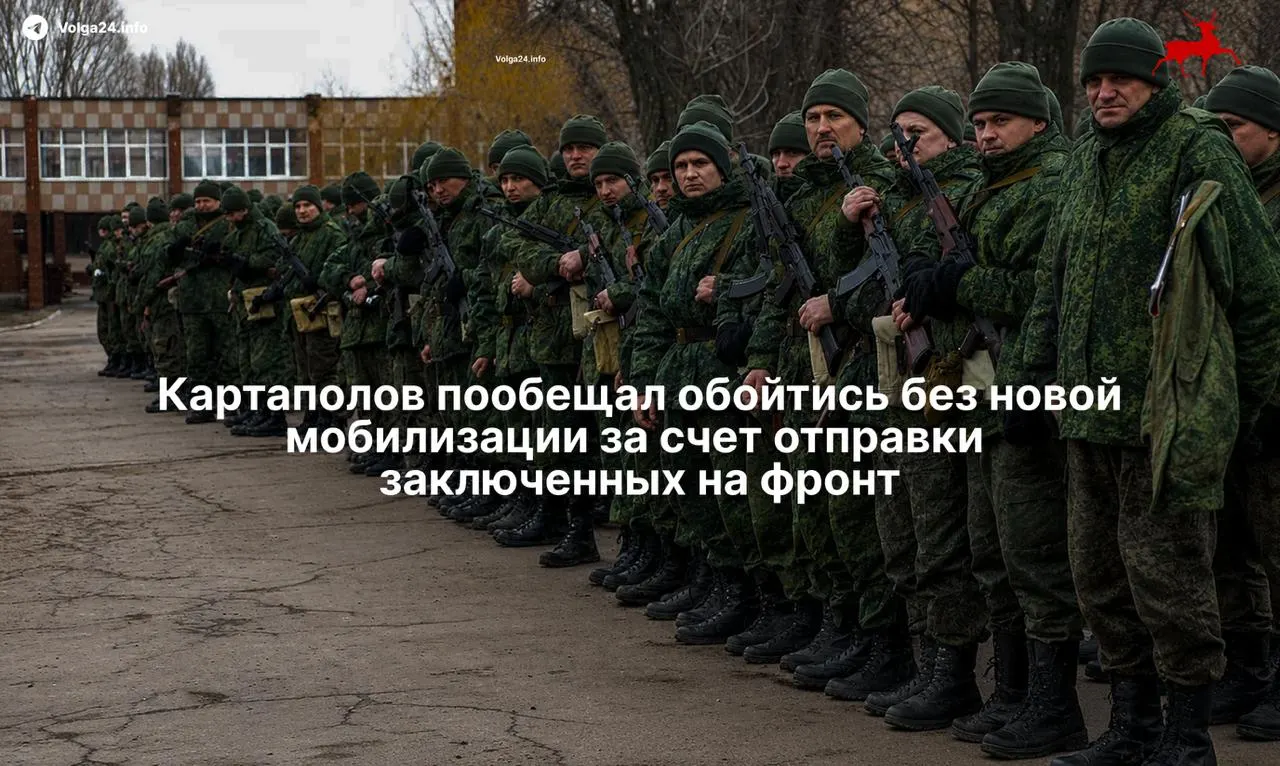 Глава комитета по обороне Андрей Картаполов заявил, что новой волны мобилизации этой осенью не будет и что армия комплектуется за счёт контрактников. Одновременно он призвал отправлять на фронт заключённых — на фоне принятия законов, расширяющих список тяжких статей, по которым это может быть допустимо.