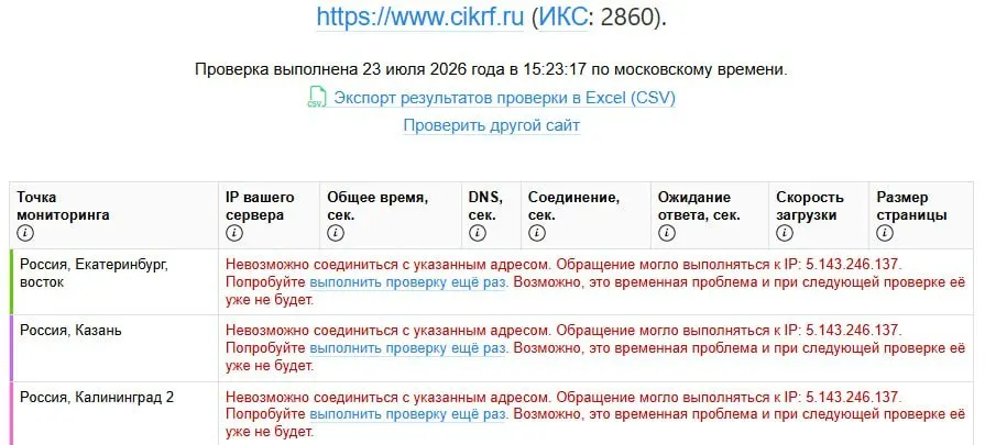 Портал Центральной избирательной комиссии РФ перестал открываться для пользователей в России и за рубежом. Сбой совпал с публикацией деклараций кандидатов, в которых отмечены очень высокие доходы некоторых депутатов; официальных комментариев пока нет.