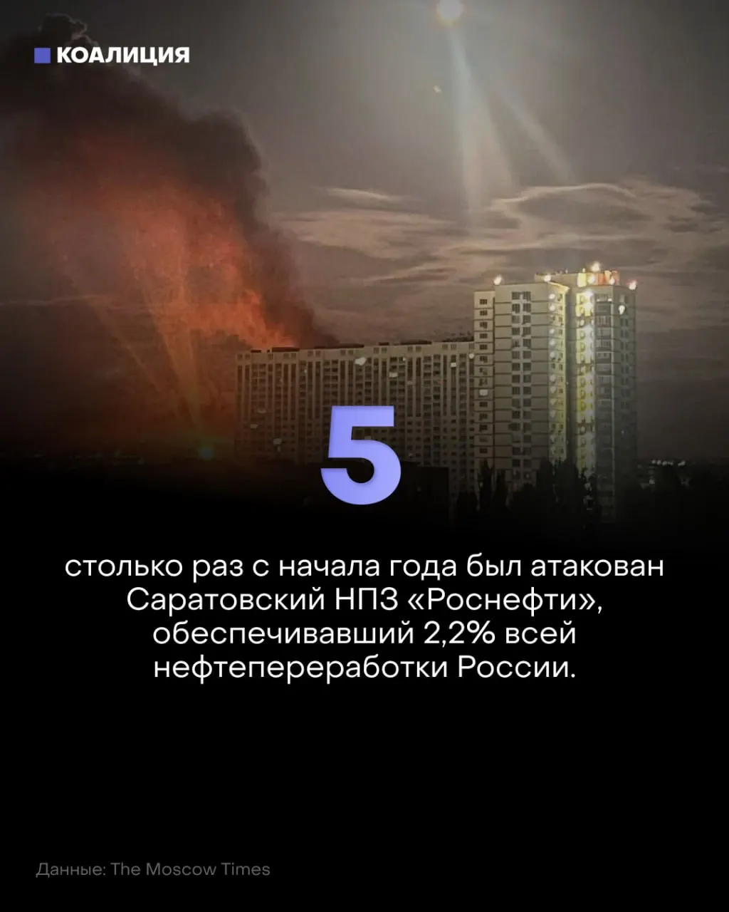 Очередное нападение беспилотников на саратовский НПЗ обостряет проблемы с поставками топлива и ценами в регионе.